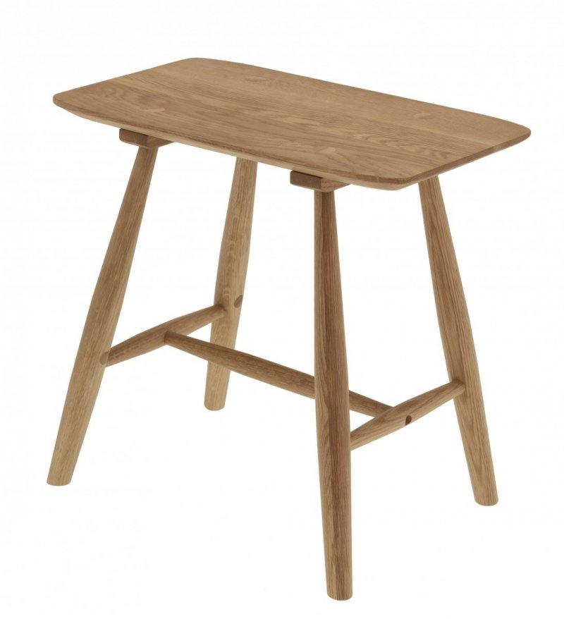 Villa Collection OAK Taboret - Stołek z Dębu Olejowanego 45 cm