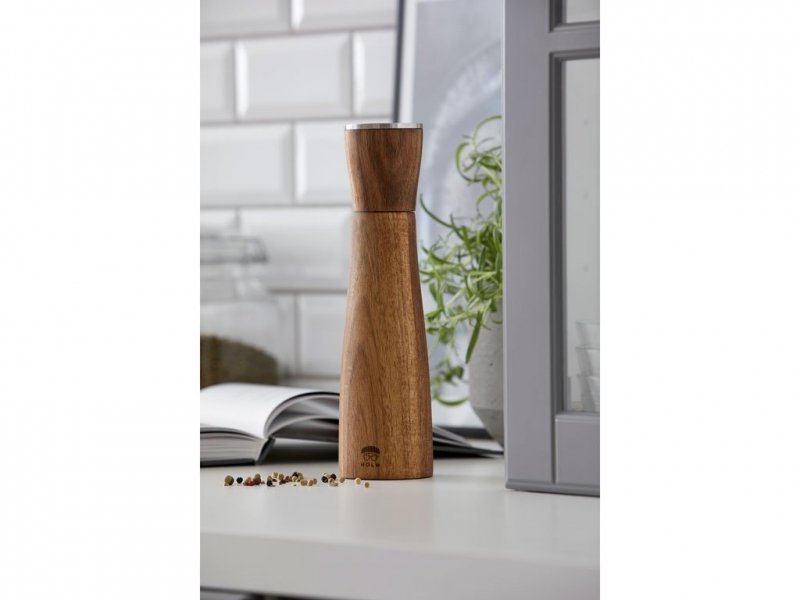 Holm KITCHEN Młynek do Pieprzu 25 cm z Drewna Akacji