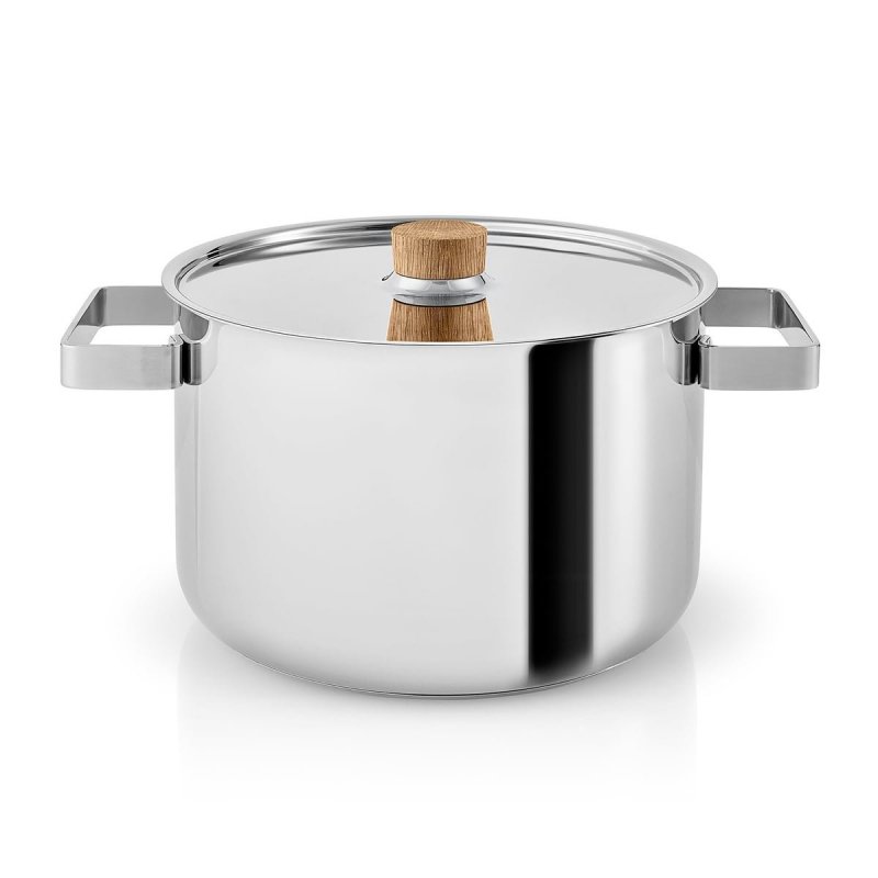 Eva Solo NORDIC KITCHEN Garnek z Pokrywką 4 l Drewniany uchwyt
