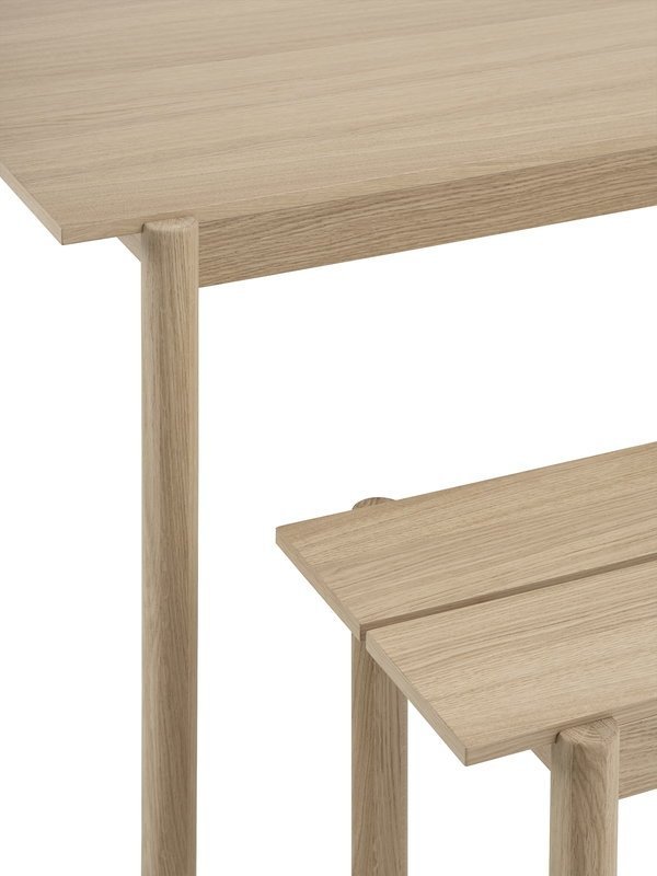 Muuto LINEAR Ławka Drewniana 110 cm Dębowa