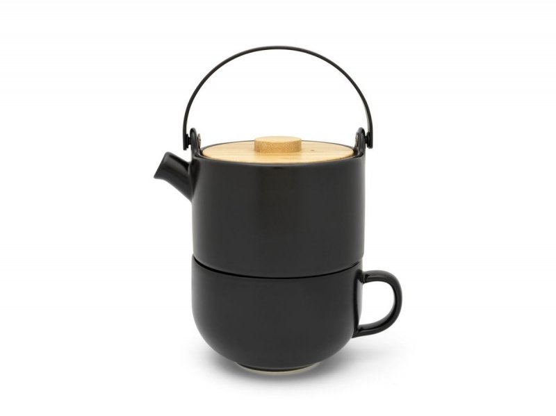 Bredemeijer UMEA Zestaw do Herbaty - Dzbanek 500 ml + FIliżanka / Czarny