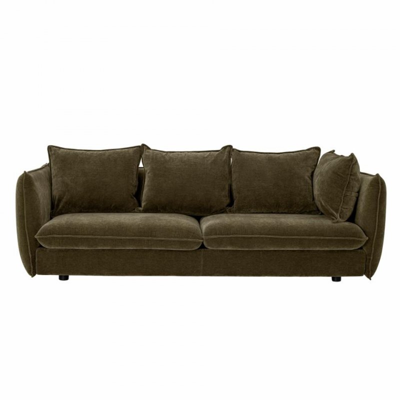 Bloomingville AUSTIN Sofa Tapicerowana / Ciemnozielona