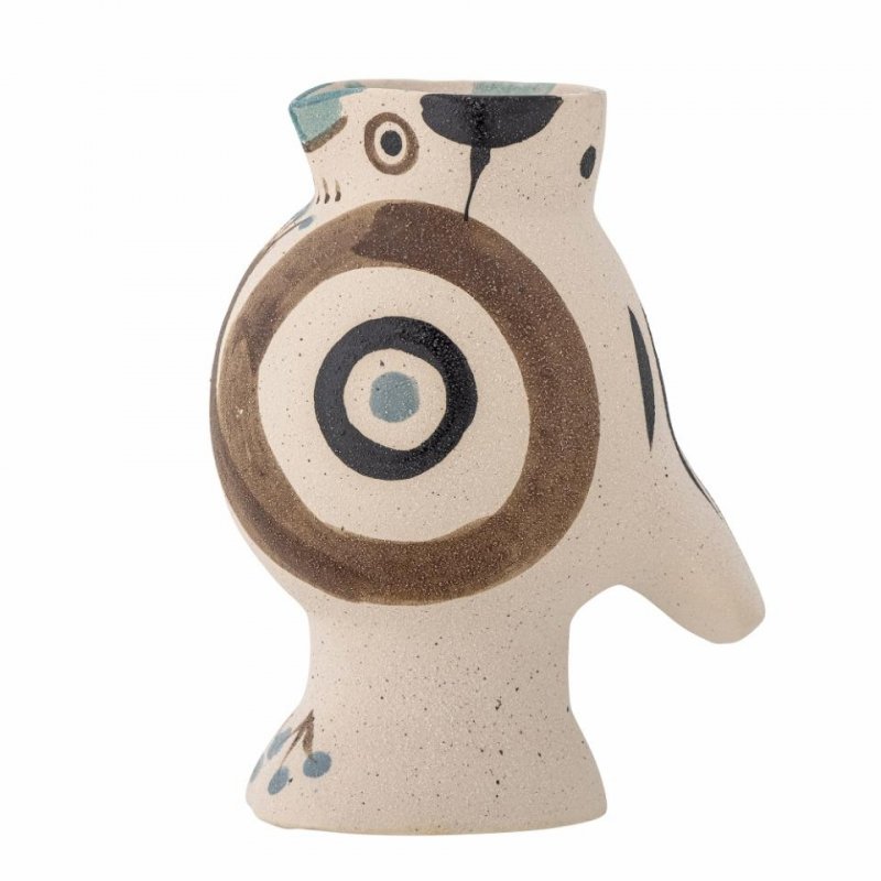 Bloomingville MAHRAB Ceramiczny Wazon do Kwiatów 20,5 cm / Ptak