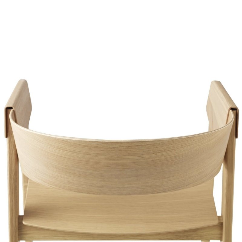Muuto COVER Krzesło Drewniane - Czarne