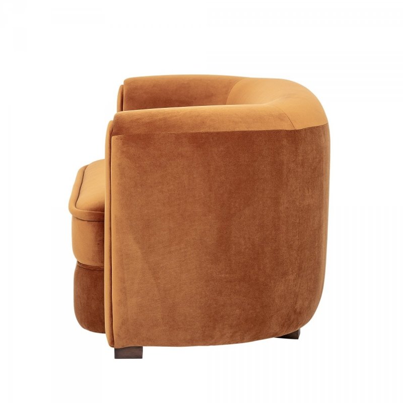 Bloomingville MALALA Sofa - Kanapa Tapicerowana / Brązowa