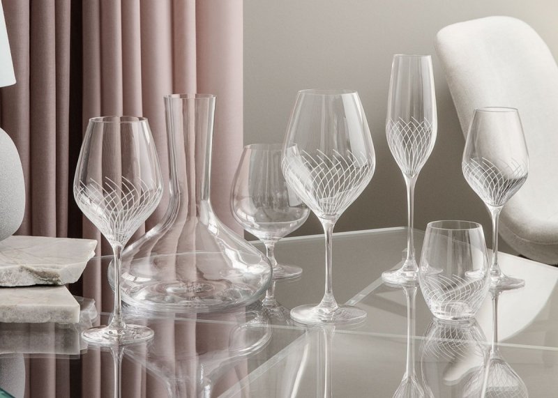 Holmegaard CABERNET LINES Kieliszki do Szampana 290 ml 2 Szt.