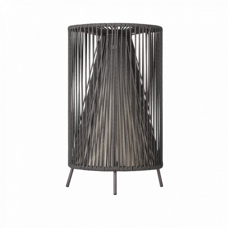 Blomus ROPE Bezprzedwodowa Przenośna Lampa LED / Szara