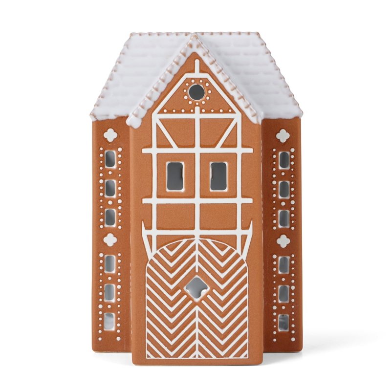 Kähler GINGERBREAD Lampion Świąteczny / Świecznik Domek z Piernika 17 cm