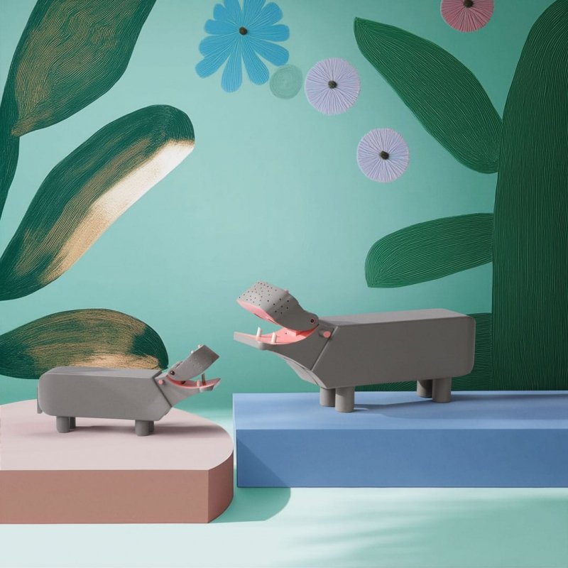 kolekcjonerska figurka Kay Bojesen hipopotam