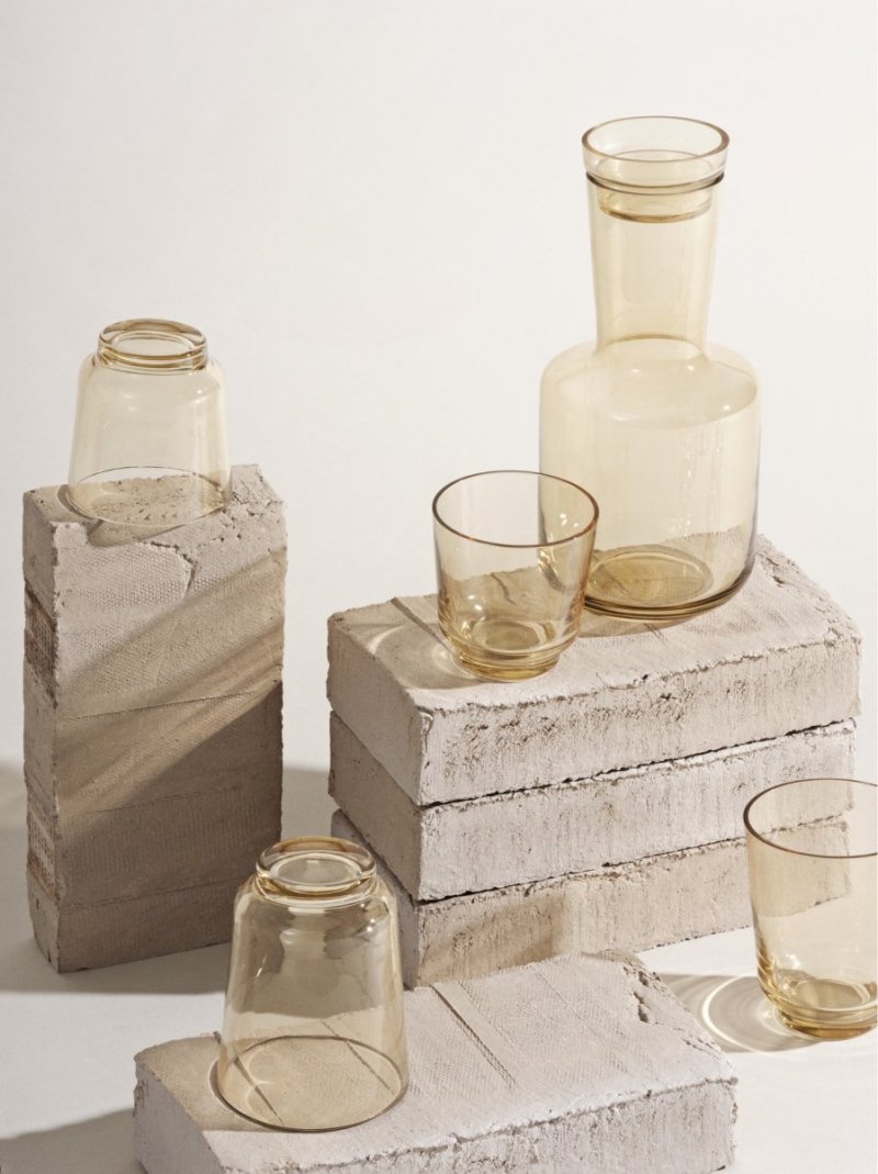 Muuto RAISE Szklanki do Wody 300 ml 2 Szt. Niebieskie