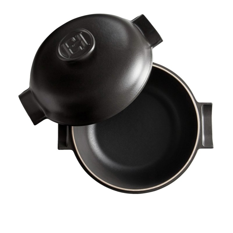 Emile Henry DELIGHT Garnek Ceramiczny 4 l Indukcja Czarny