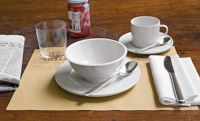 A di Alessi PlateBowlCup Talerz Deserowy 20 cm Biały