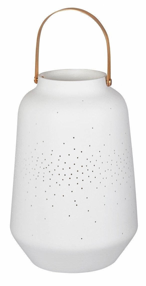 Rader HOME Lampion Porcelanowy 26 cm Biały