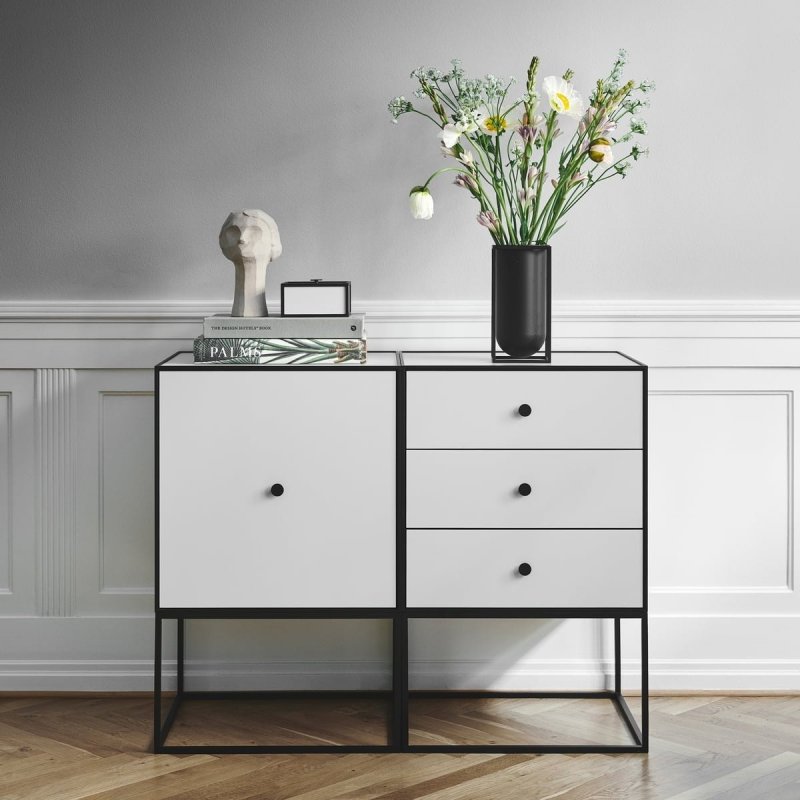by Lassen FRAME 49 Komoda z 3 Szufladami - Dębowa