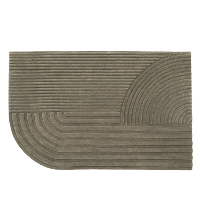 Muuto RELEVO Dywan Wełniany 200x300 cm / Taupe