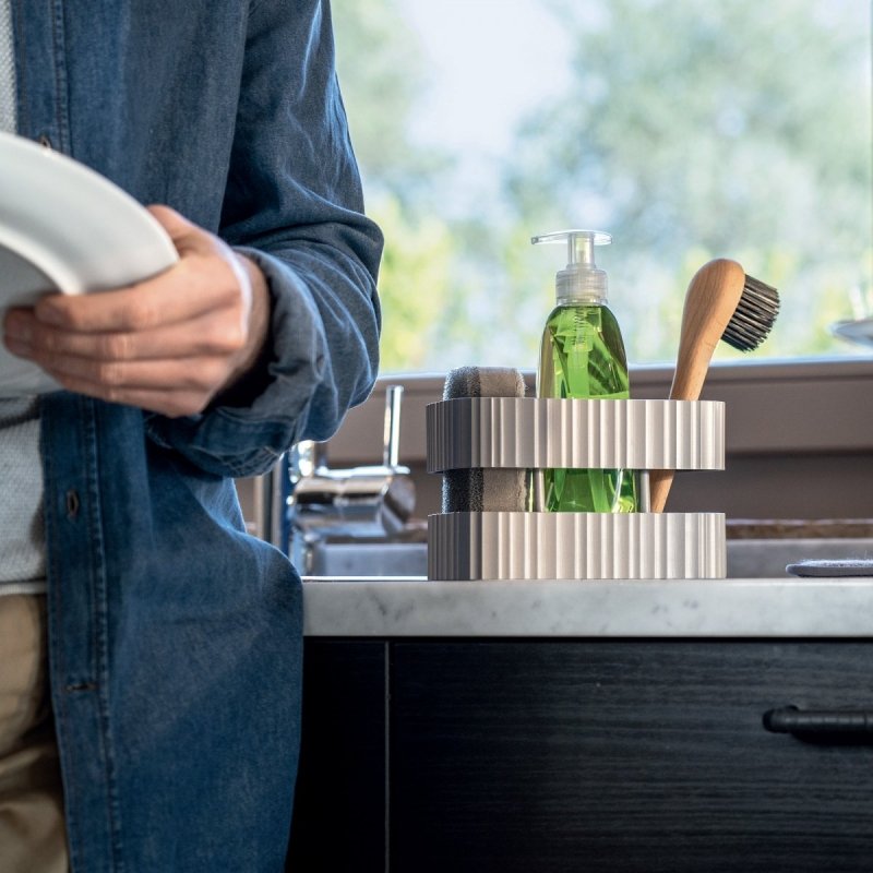 Guzzini TIDY SAFE Organizer do Zlewu / Beżowy