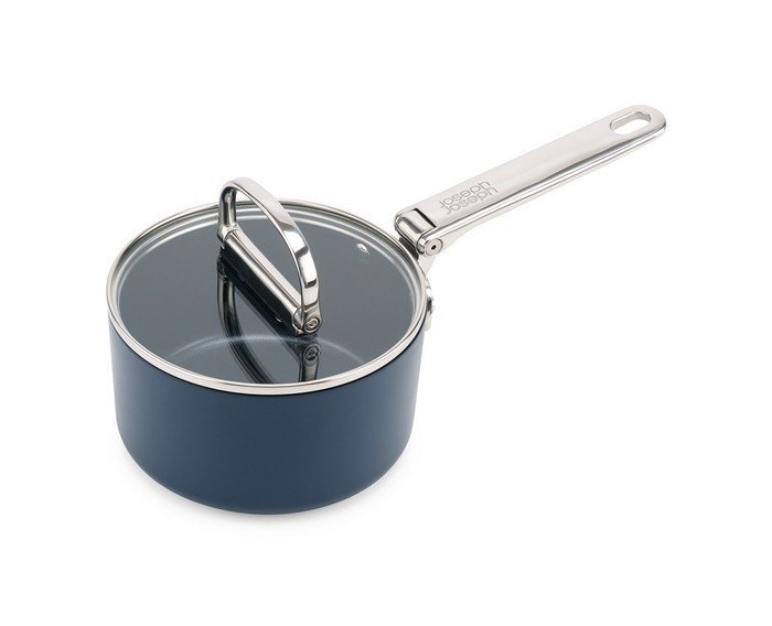 Joseph Joseph SPACE Rondel ze Składanym Uchwytem i Pokrywką 15 cm / Granatowy