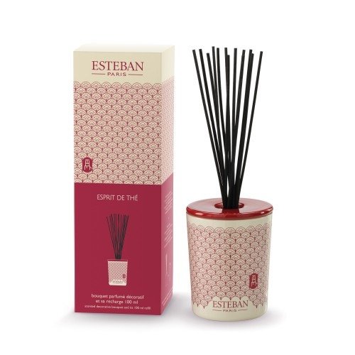 Esteban PARIS Dekoracyjny Dyfuzor Zapachowy z Patyczkami 100 ml / Zapach Esprit de The