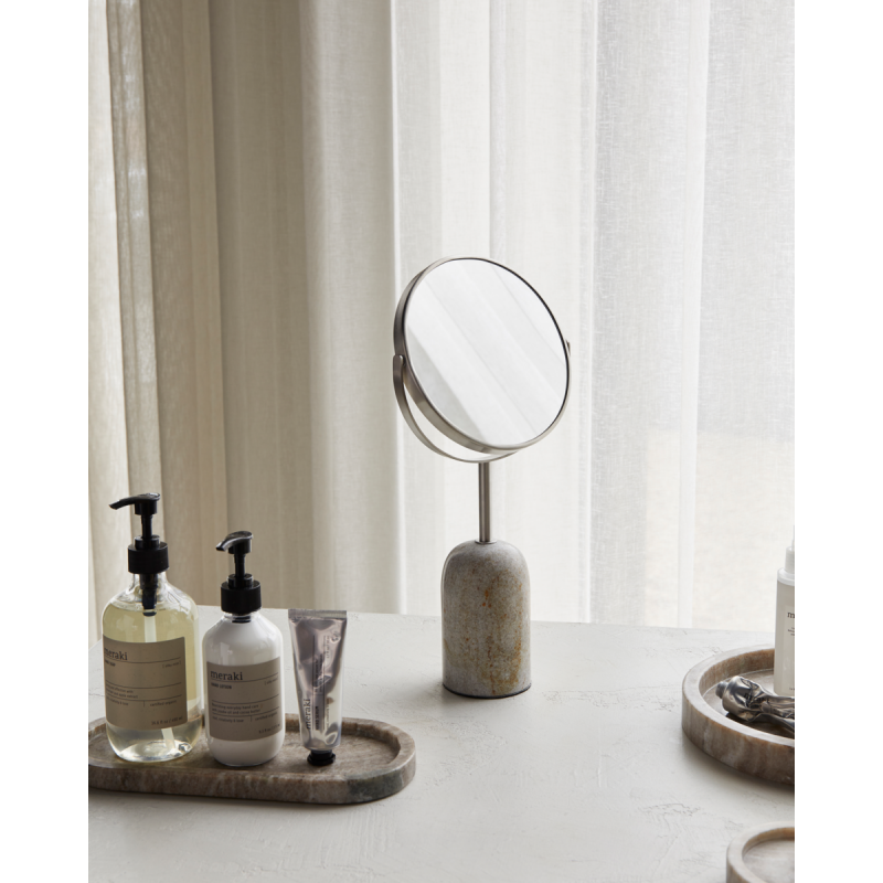 Meraki MARBLE Marmurowe Lusterko Kosmetyczne / Powiększające