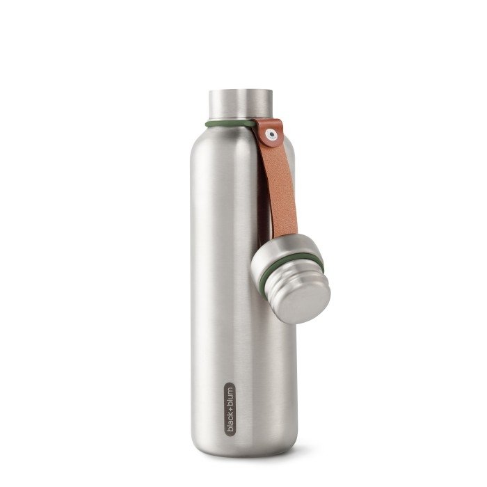 black+blum CLASSIC Stalowa Butelka Termiczna 750 ml / Oliwkowa