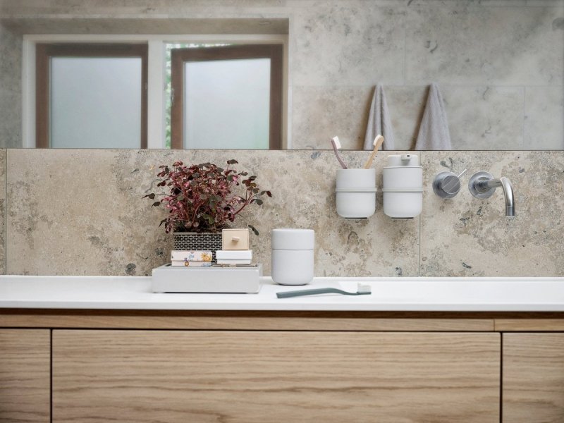 ZONE Denmark UME Kubek Łazienkowy - Jasnoszary Soft Grey
