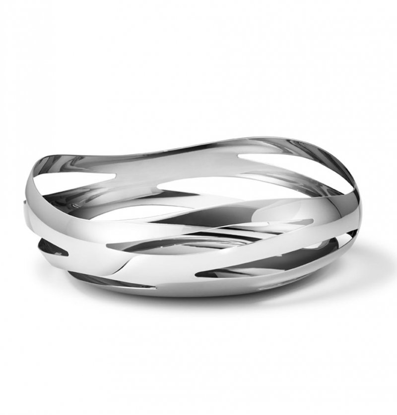 Georg Jensen COBRA Stalowy Kosz na Owoce / Pieczywo