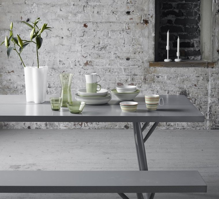Iittala ORGIO Talerz Płaski 26 cm / Beżowy