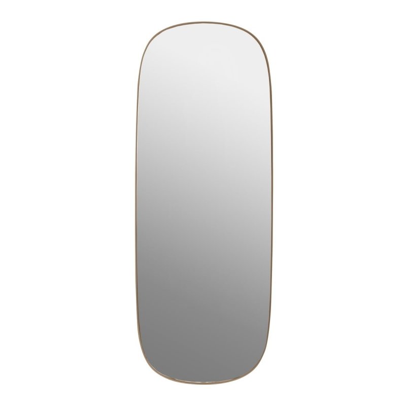 Muuto FRAMED Lustro Ścienne L - Różowe / Tafla Klasyczna