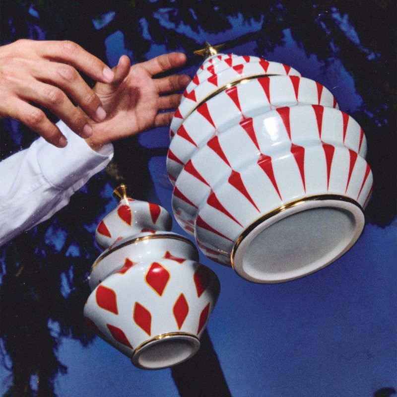 Alessi DELIGHT Świąteczny Pojemnik na Pierniczki Słodycze 28 cm / Choinka Złota
