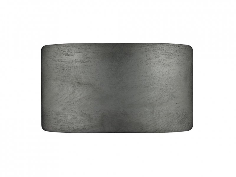 Villa Collection BAST Hoker Drewniany - Stołek Dębowy 64 cm Czarny