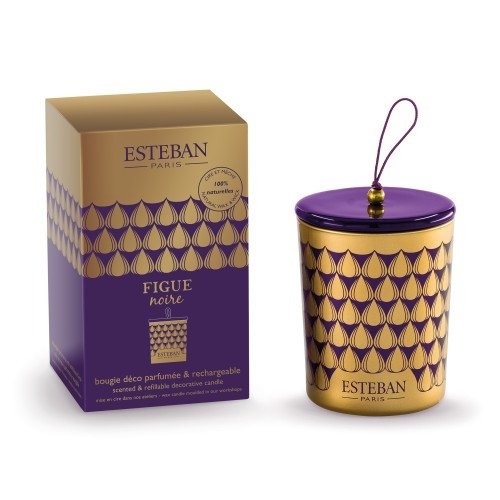 Esteban PARIS Dekoracyjna Świeca Zapachowa 180 g / Zapach Figue Noire