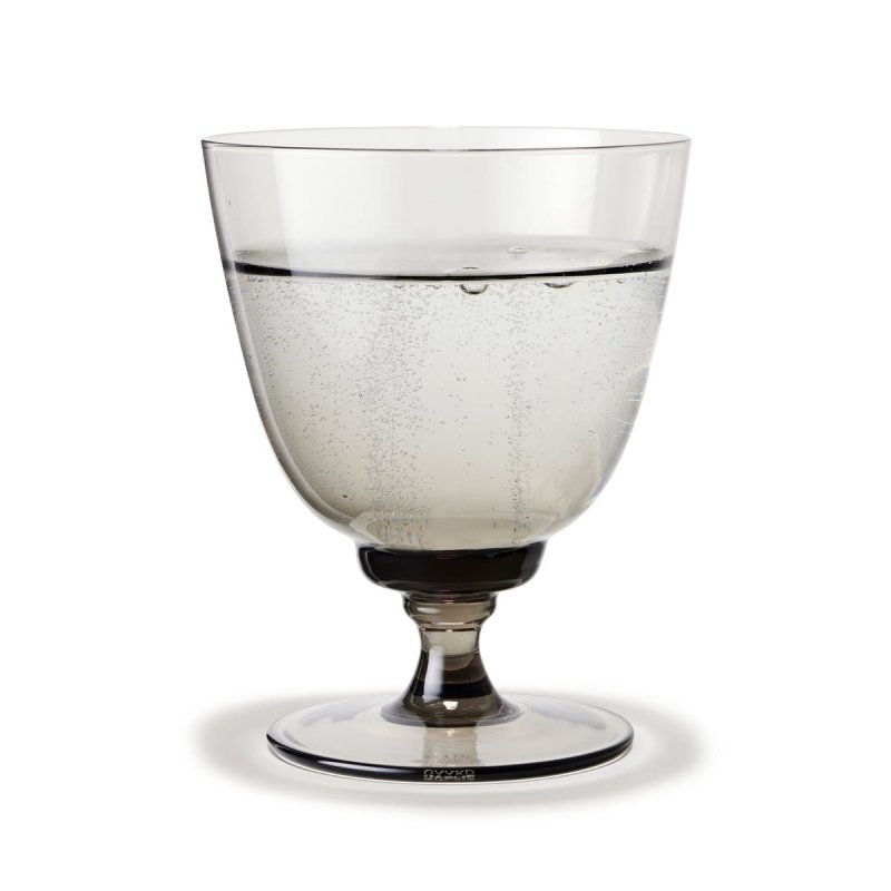 Holmegaard FLOW Kieliszek do Wody 350 ml / Żółty Amber