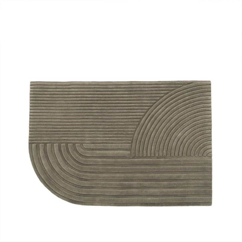 Muuto RELEVO Dywan Wełniany 170x240 cm / Taupe