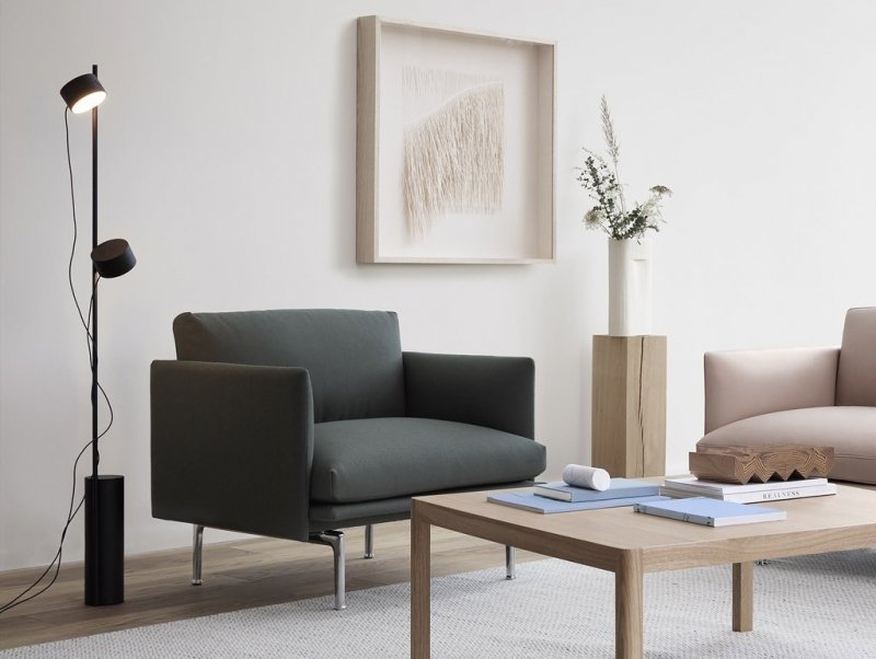 Muuto POST Lampa Stojąca - Podłogowa / Czarna