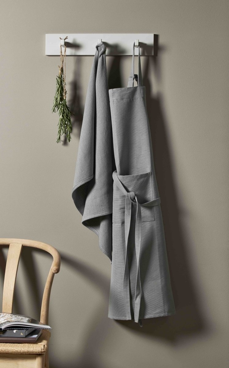 Bastian APRON Bawełniany Fartuch Kuchenny 95 cm / Szary