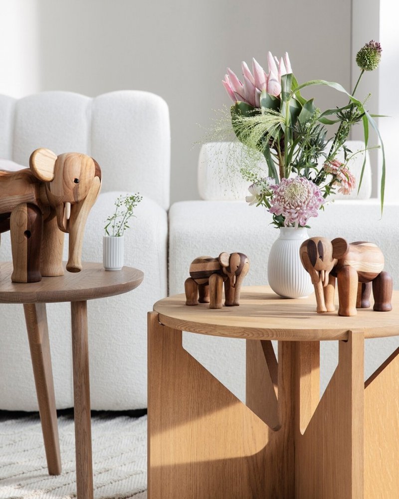 Kay Bojesen ELEPHANT Dekoracja - Figurka Drewniana Słoń MINI / Edycja Jubileuszowa