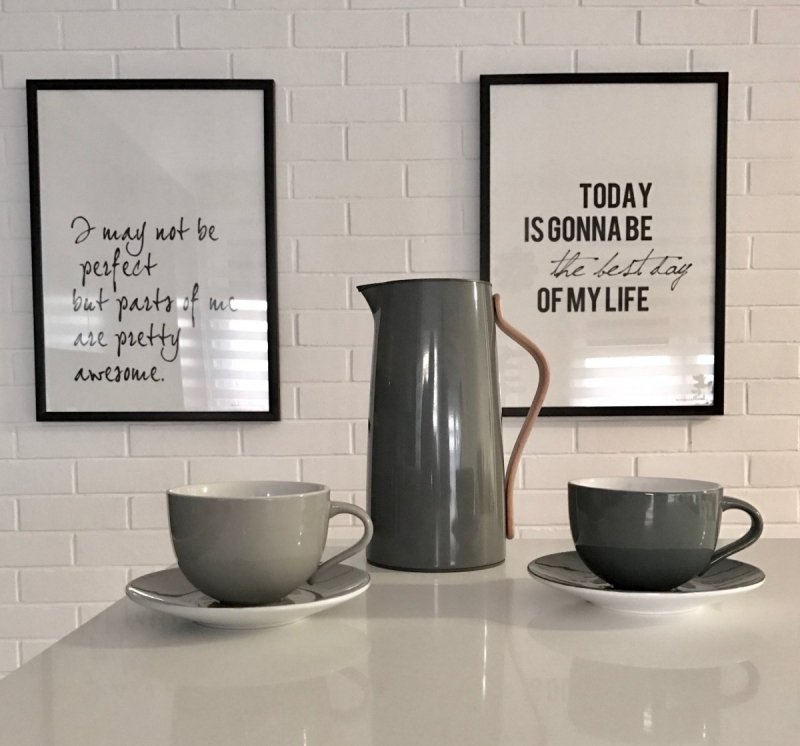 Stelton EMMA Dzbanek Termiczny - Termos do Kawy / Szary