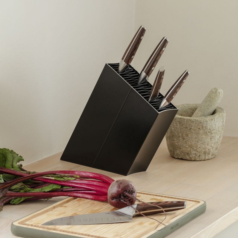 Designerski nóż santoku Eva Solo z drewnianą rękojeścią