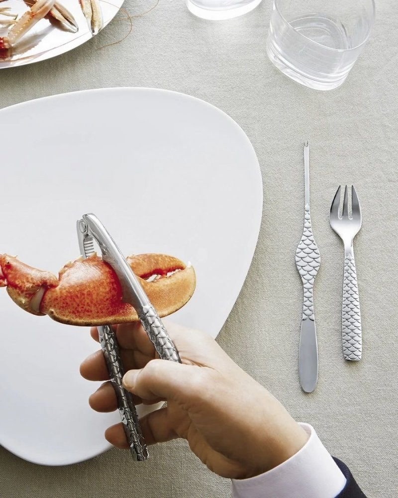 Alessi COLOMBINA FISH Widelce do Ostryg i Małż 4 Szt.