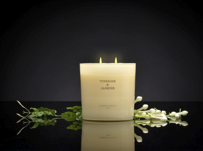 Cereria Molla BOUTIQUE Świeca Zapachowa XL 600 gr. Tuberose and Jasmine