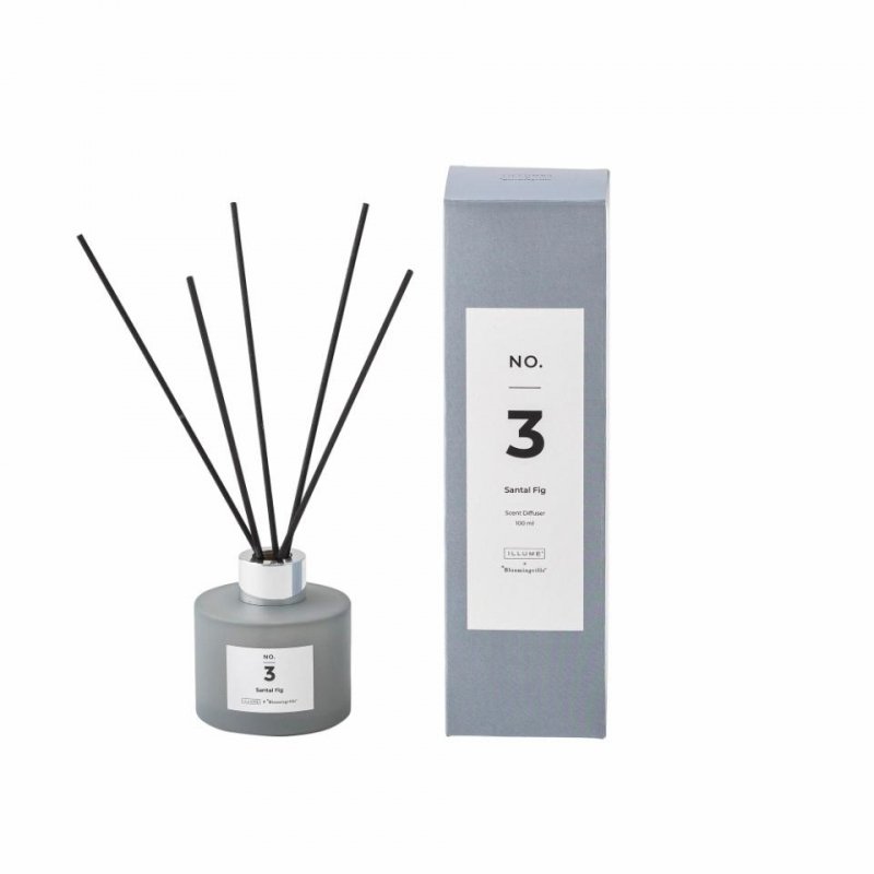 Bloomingville NO.3 Dyfuzor Zapachowy z Patyczkami 100 ml / Soczysta Figa