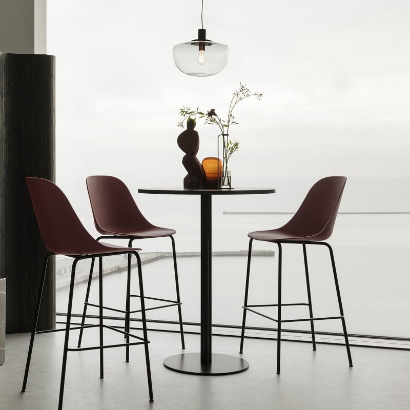 Menu HARBOUR SIDE Krzesło Barowe 102 cm Hoker Czarny