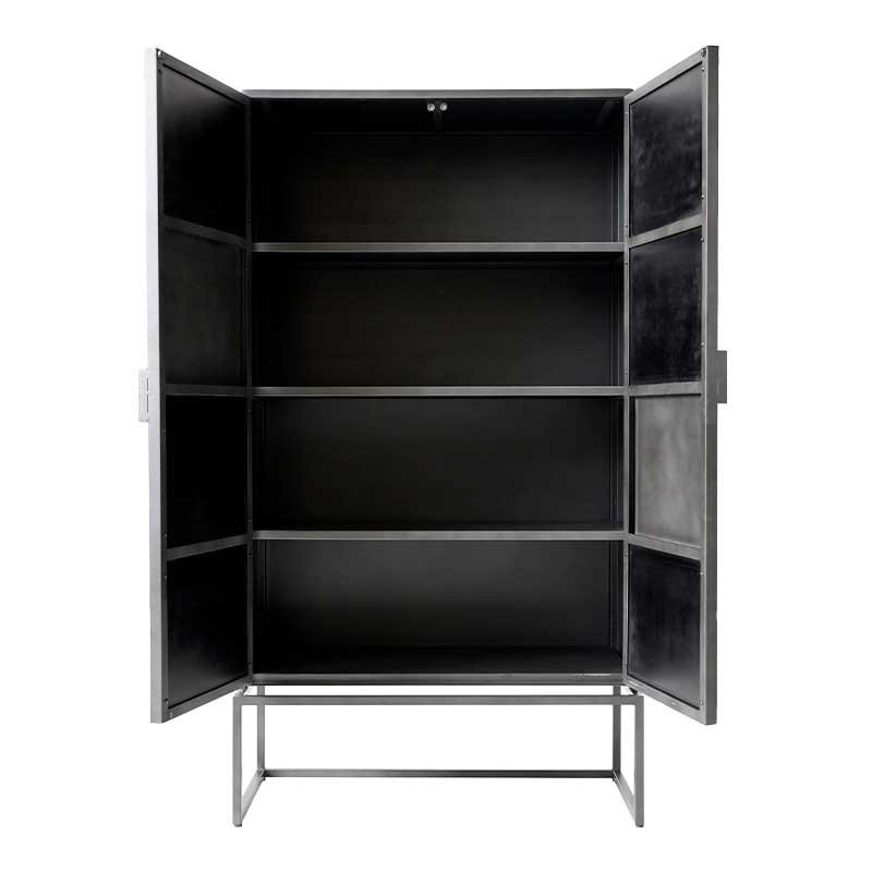 mebel MUUBS metal i skóra czarny