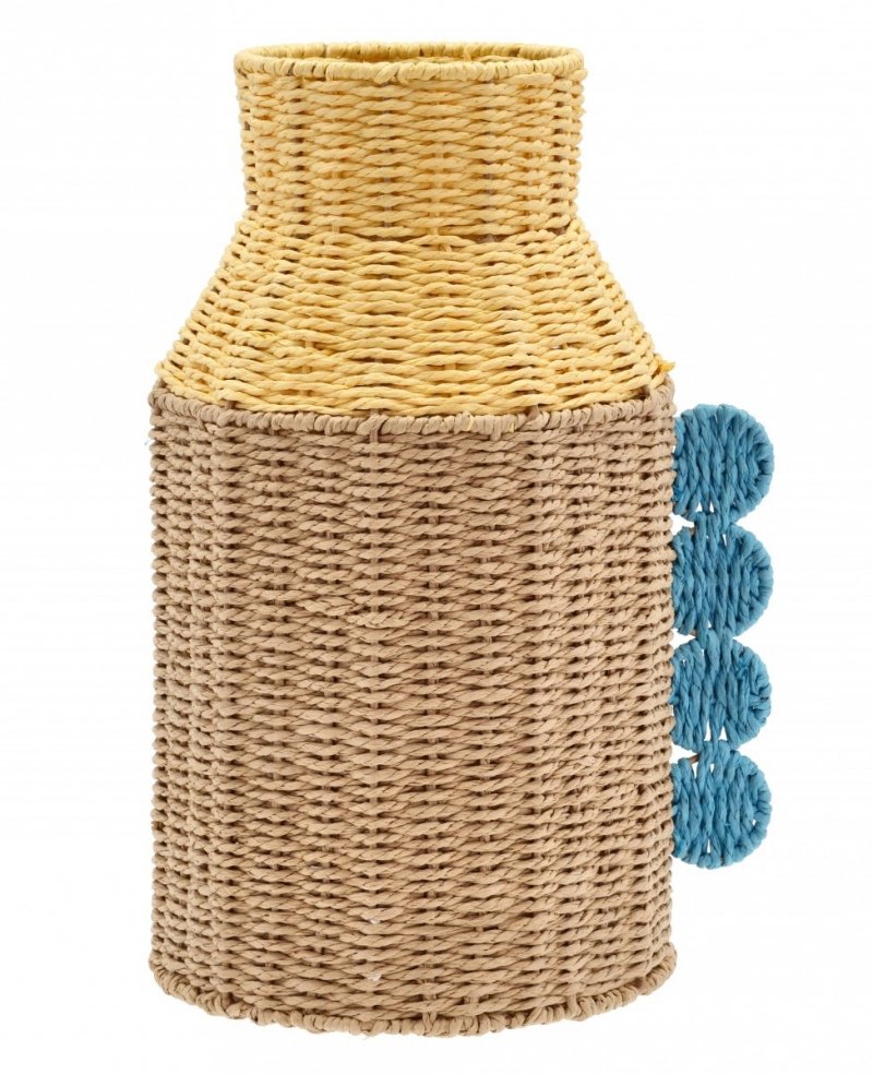Villa Denmark STYLES Kolorowy Wazon - Koszyk Dekoracyjny 38 cm / Żółty