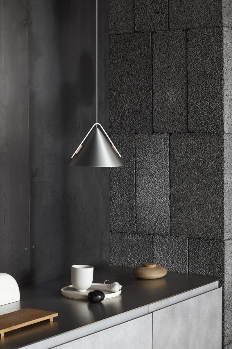 Kristina dam studio CONE Lampa Wisząca 25 cm / Srebrna