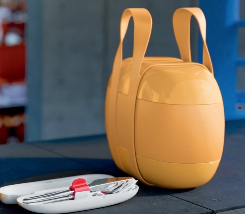 Alessi FOOD A PORTER Podróżny Zestaw Sztućców w Etui