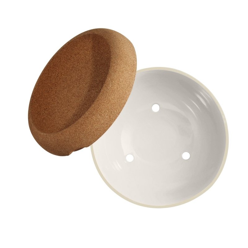 Emile Henry NATURAL Głęboka Misa na Owoce i Warzywa 27 cm Biała