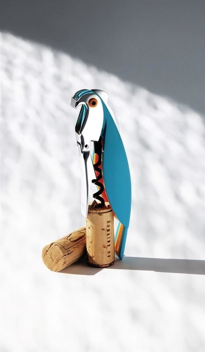 Alessi PARROT Korkociąg Somelierski / Niebieski