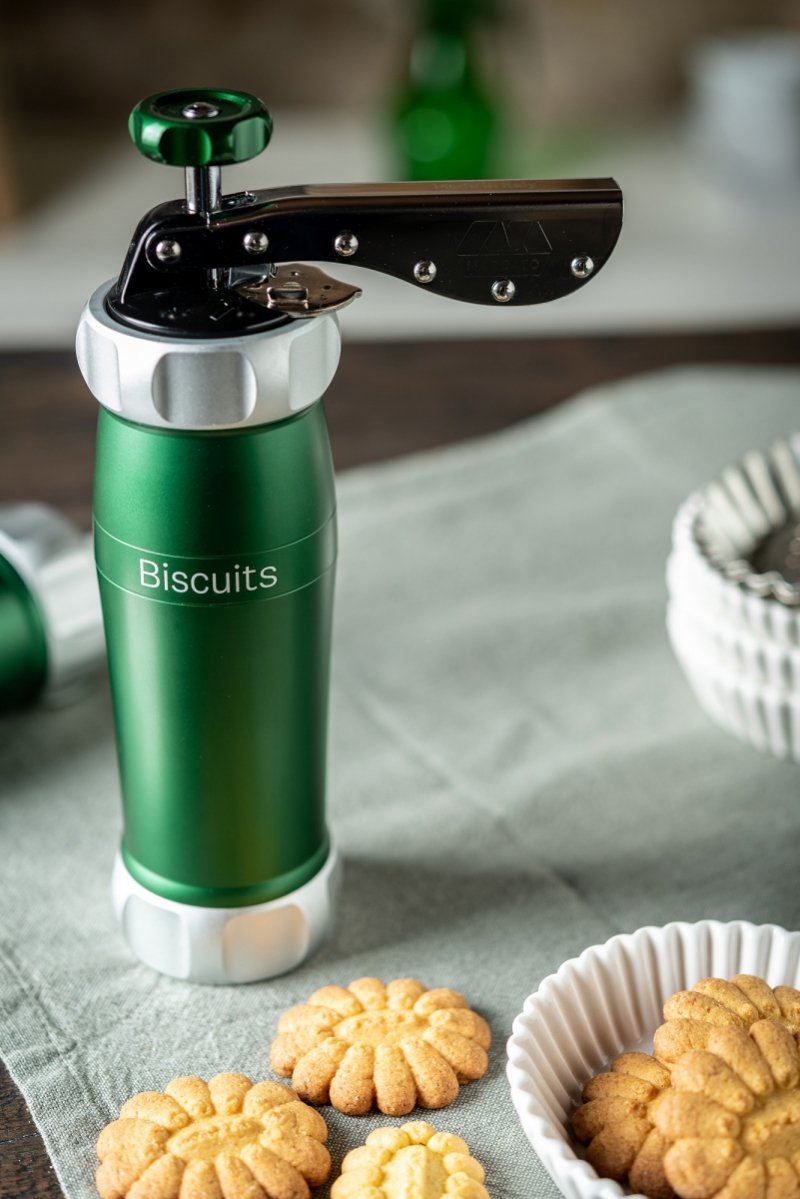 Marcato DESIGN LINE Ręczna Maszynka do Wyciskania Ciastek / Zielona