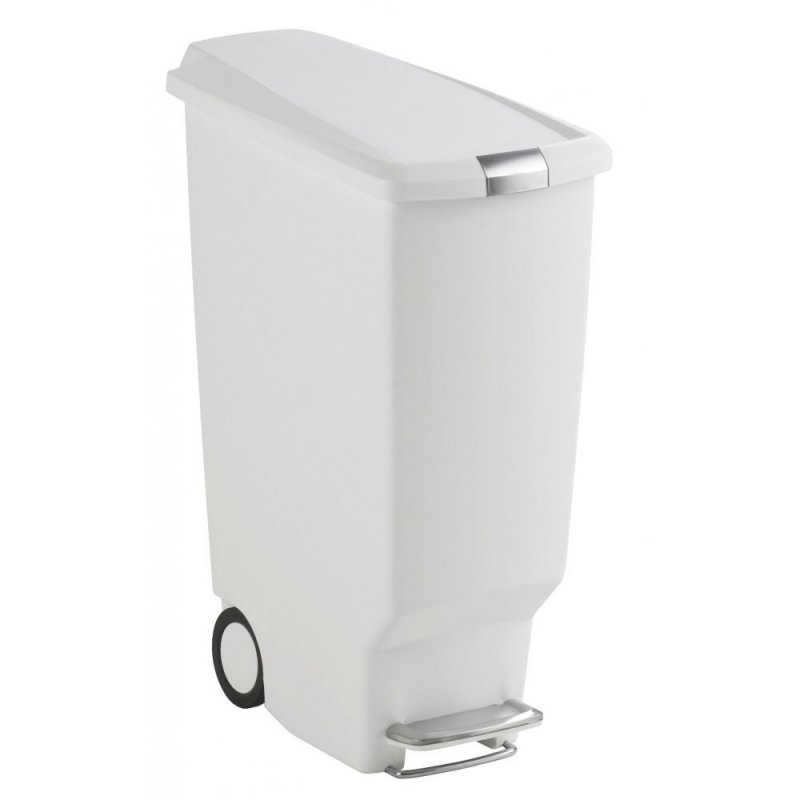 Simple Human SLIM Kosz Pedałowy 40 l / Biały